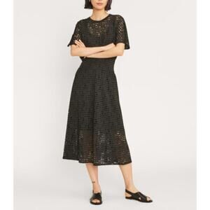 Everlane The City Crossover Sandal Black Leather Size 5 New without Box